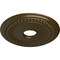 Ekena Millwork Classic Ceiling Medallion (Fits Canopies up to 12 3/4"), Hnd-Painted Brass, 18 5/8"OD 4"ID x 1 1/8"P CM19CLBRS - alternate 3